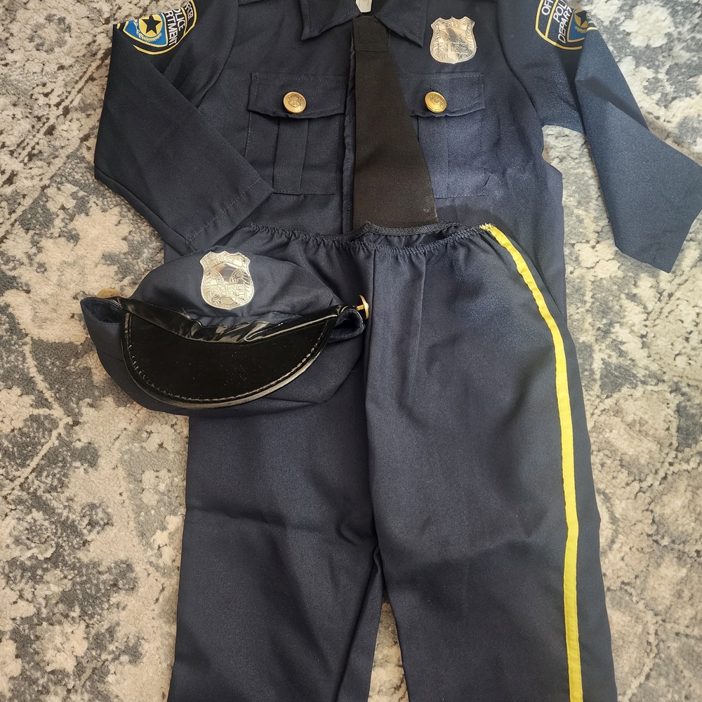 Russell Athletic Police Costume - Dark Blue and Black